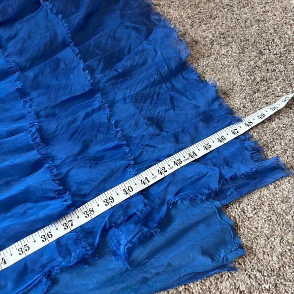 Made in Italy Women’s Silk Layered Maxi Dress Sz S/M Lagenlook Artsy Art2wear - Picture 14 of 14